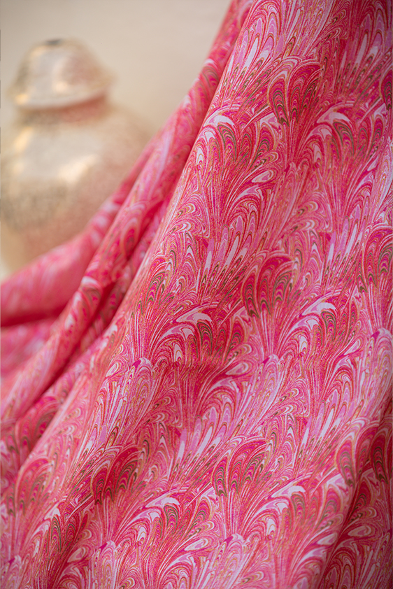 Unstitched Kurti pink