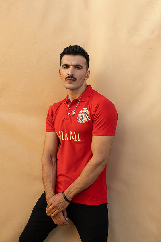 Red country Polo
