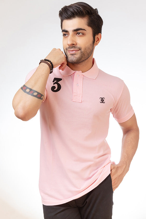 Pink Etiquette Polo shirt