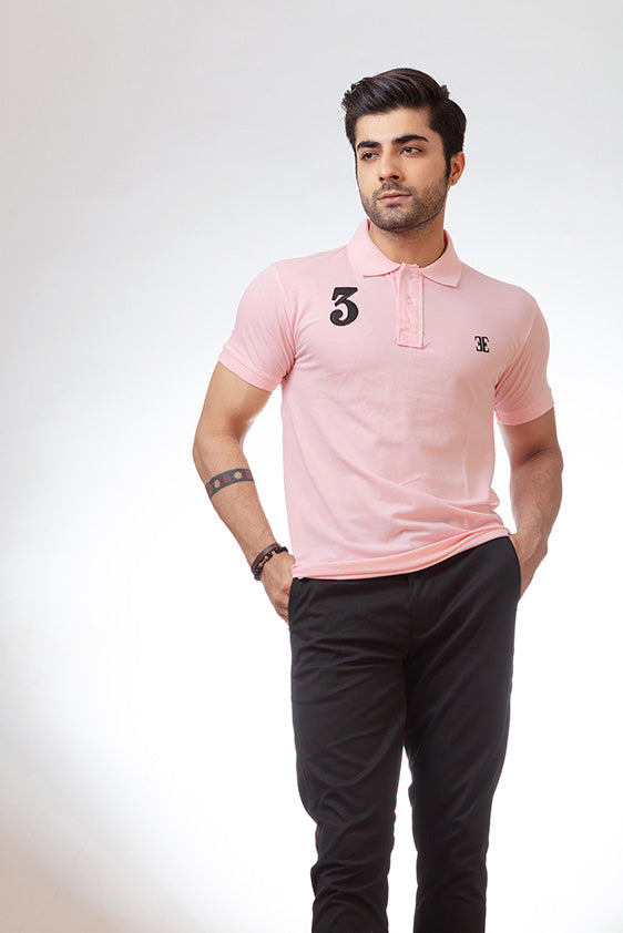Pink Etiquette Polo shirt